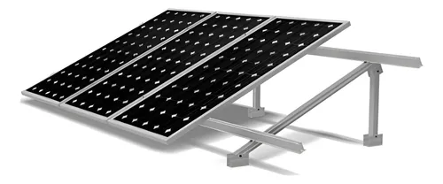 Kit soporte chapa ajustable 15/30 grados p/4 paneles