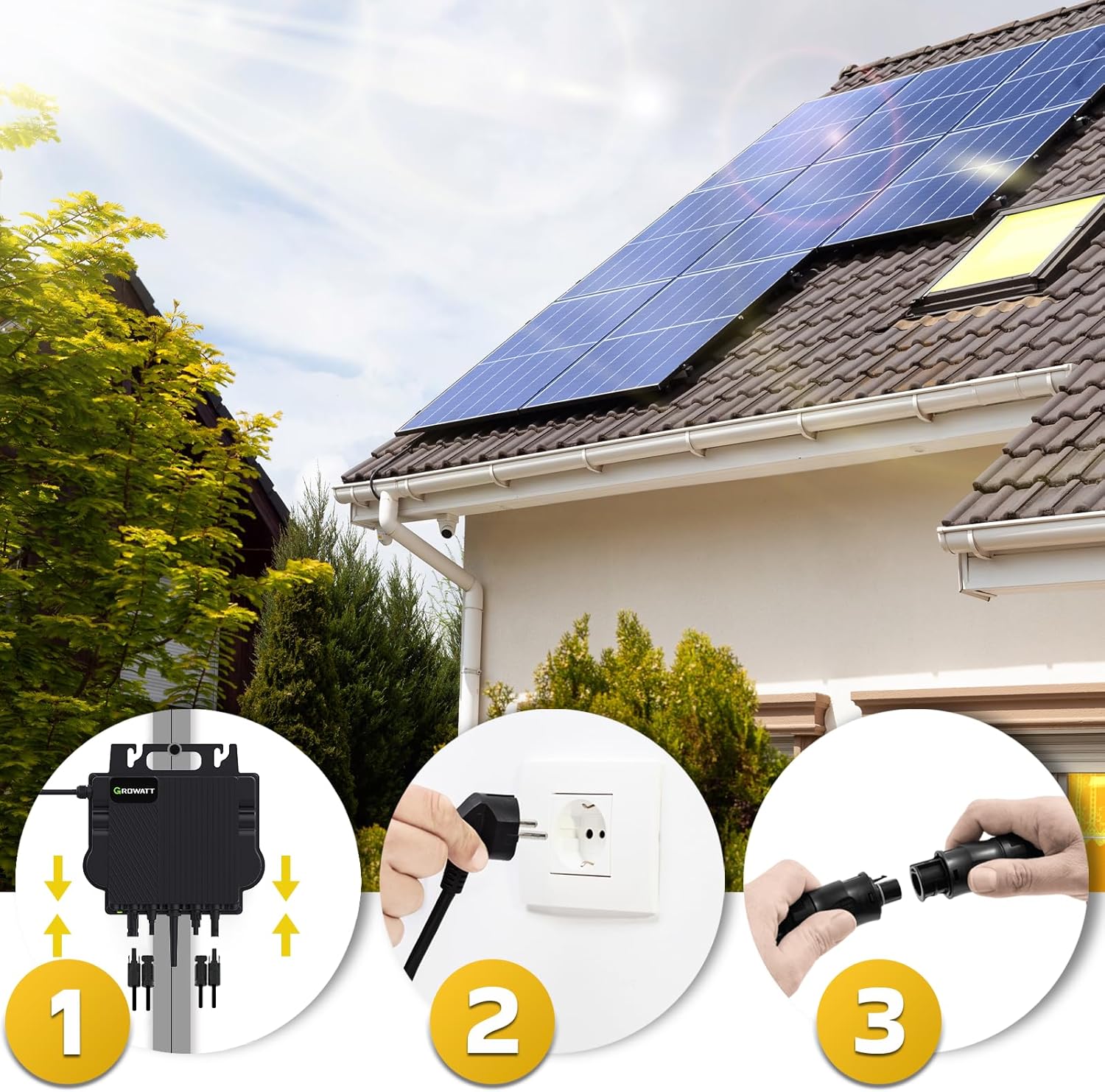 MICROINVERSOR 1000W GROWATT - Imagen 2