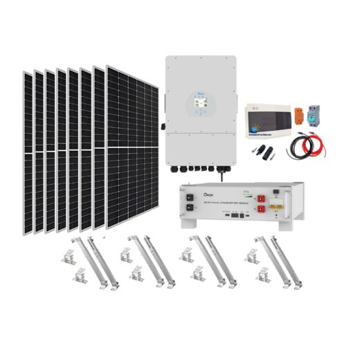 kit solar DEYE con batería de litio