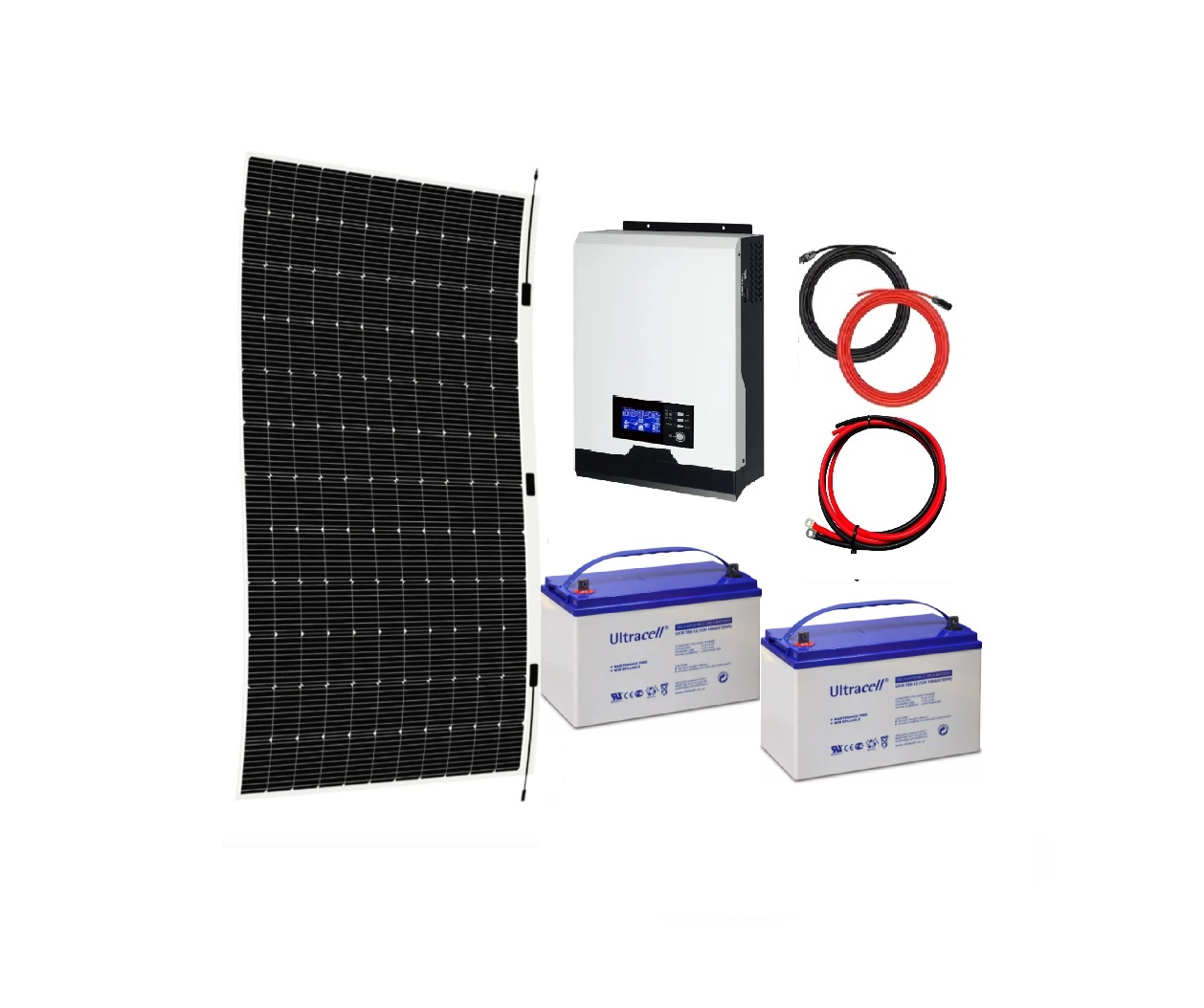 Kit Solar para MotorHome 1000w Todo en 1 + GEL