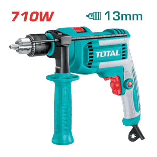 TALADRO PERCUTOR 710W 13mm eléctricoL TOTAL